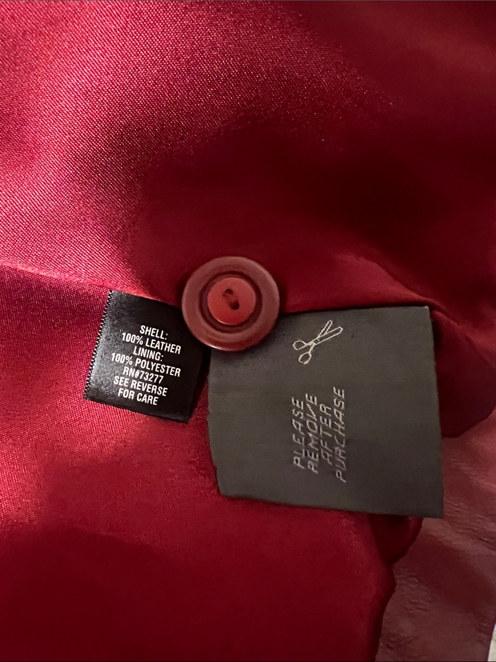 Red Leather Jacket - Picture 7 of 10